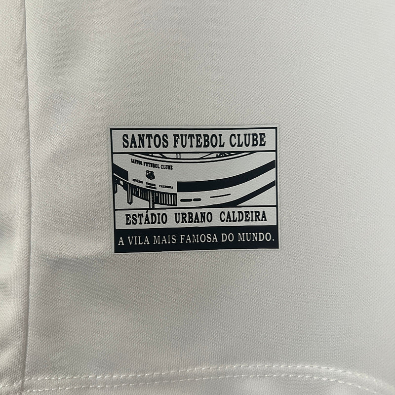 Camisa 24∕25 Santos home all sponsors