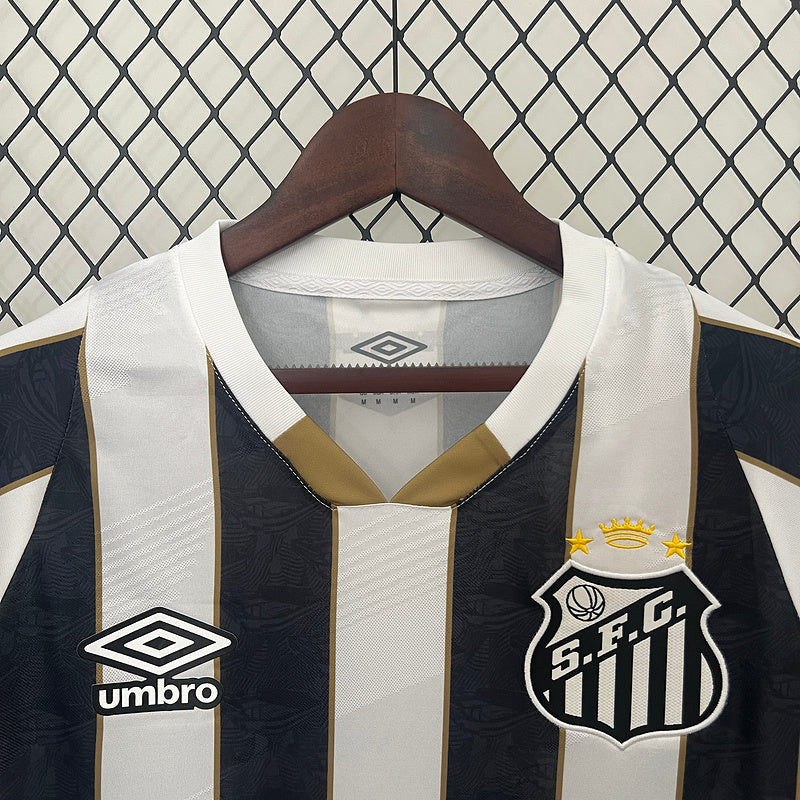 Camisa 24∕25 Santos away all sponsors