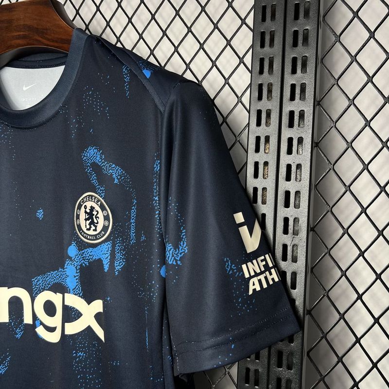 Camisa do Chelsea 24/25 Preto/Azul