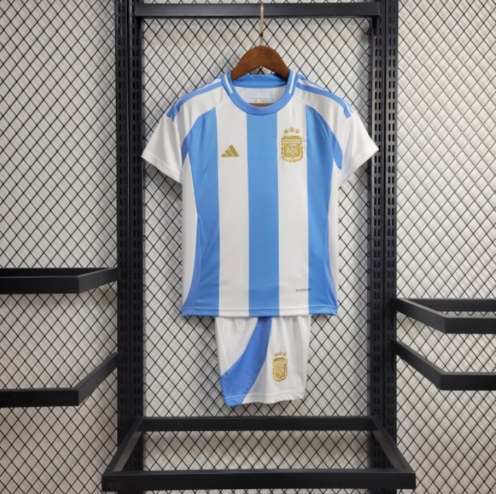 Kids Seleção Argentina l 2024∕25 Branco- Azul