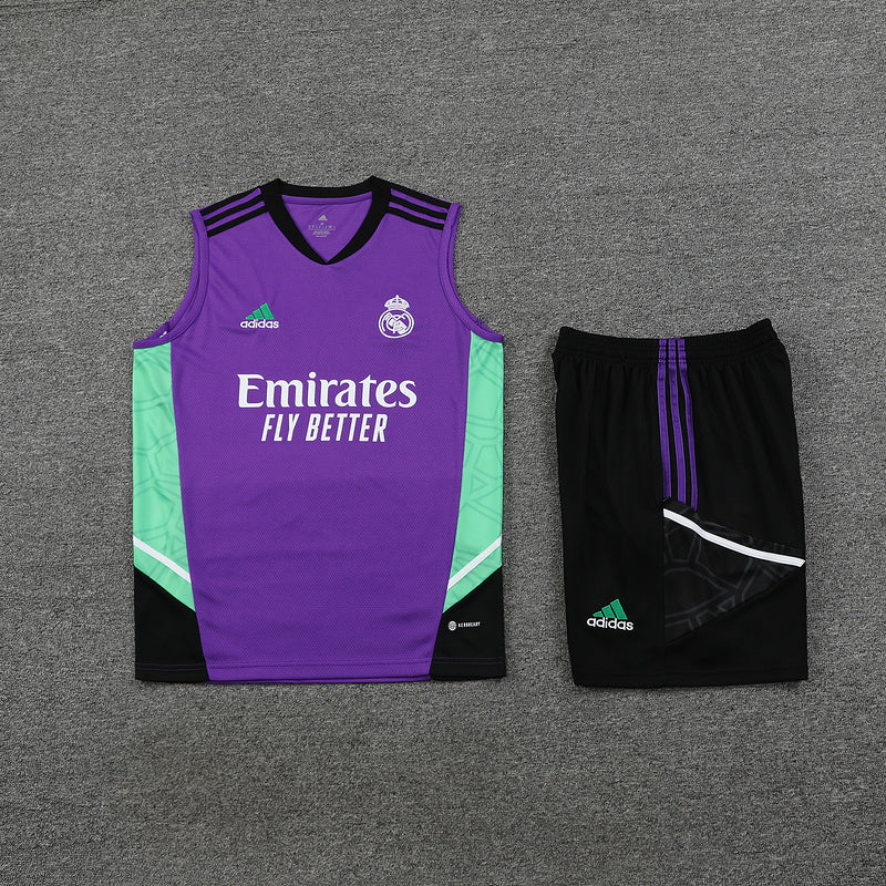 Kit Treino Real Madrid 23/24 - Roxo I