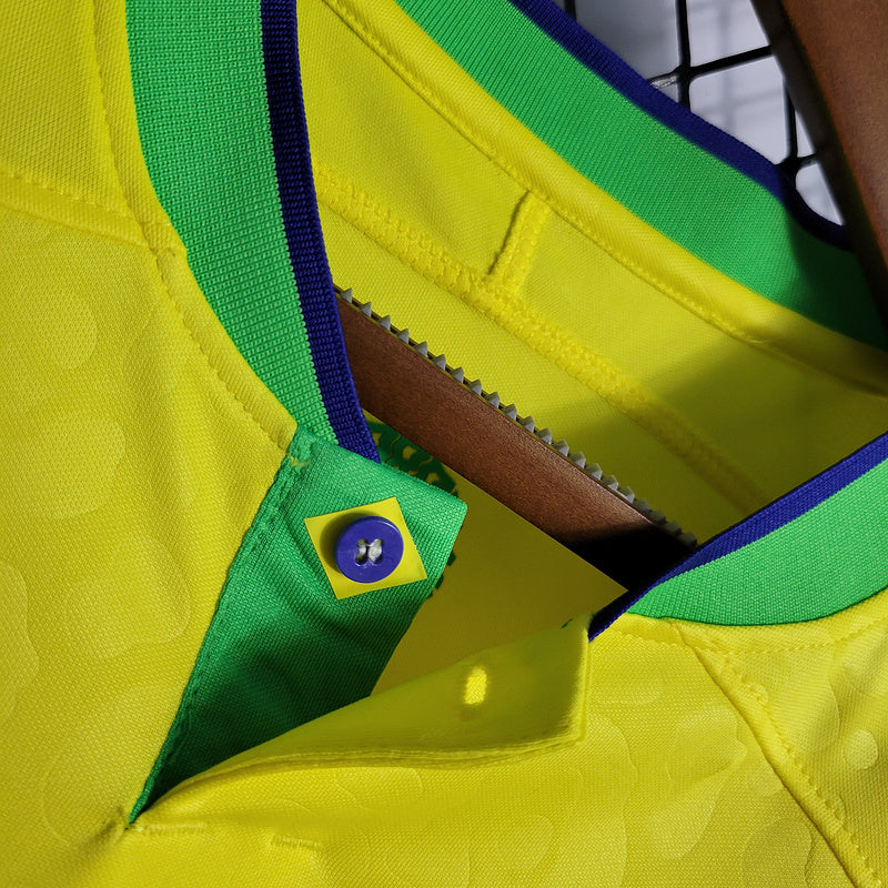 Camisa Brasil Copa do Mundo l 22/23 Amarela