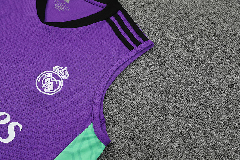 Kit Treino Real Madrid 23/24 - Roxo I