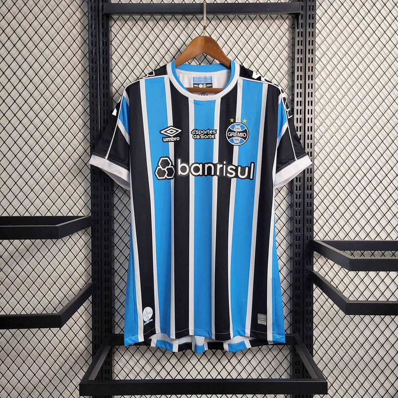 Camisa Gremio Home I 23/24 [Todos os Patrocínios] - Azul