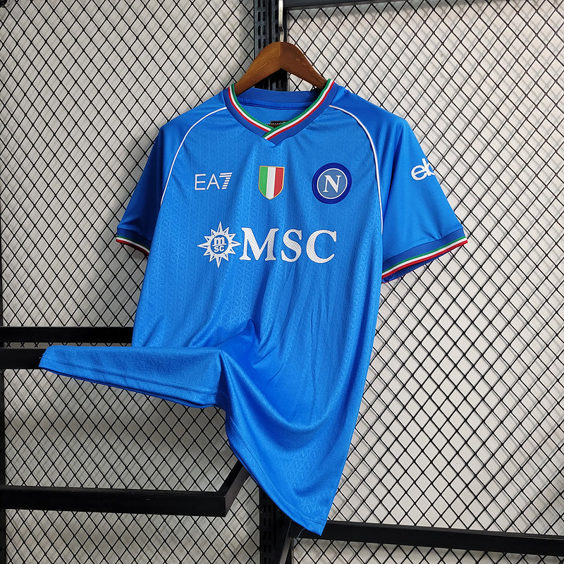 Camisa Napoli Home I 23/24 Kappa - Azul