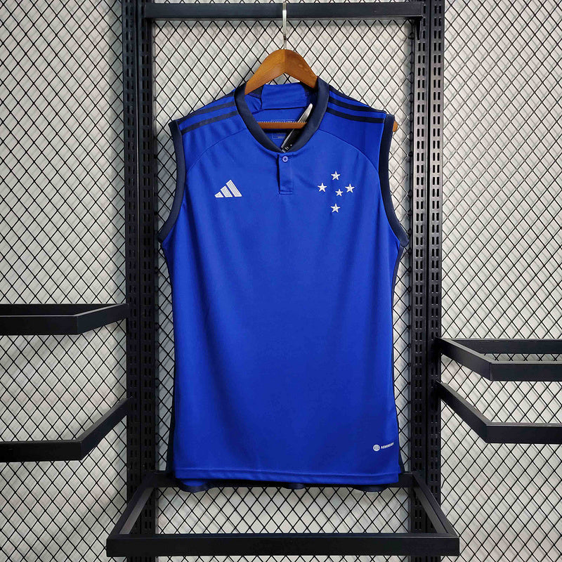 Camisa Cruzeiro Regata 23/24 Adidas - Azul