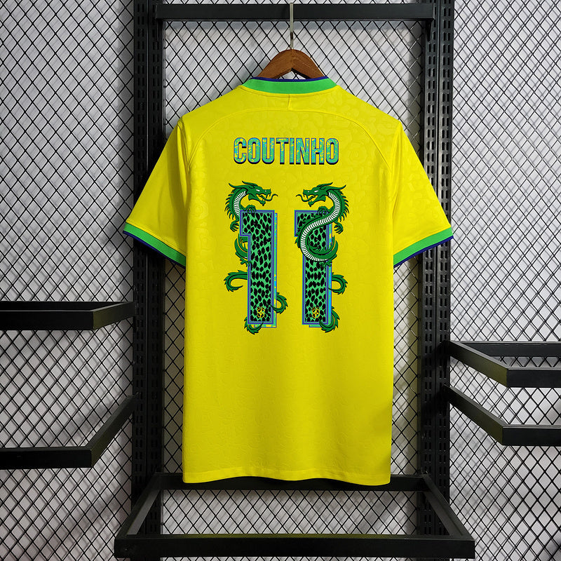 Camisa Brasil Copa do Mundo l 22/23 Amarela