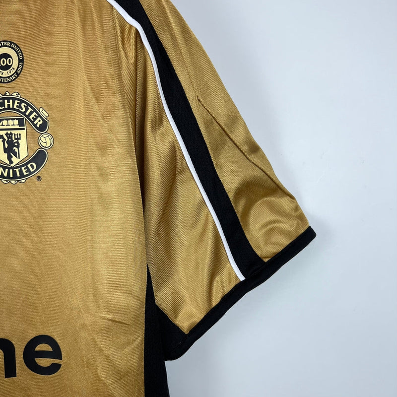 Camisa Retrô Manchester United Edição 100 Anos, Dupla Face