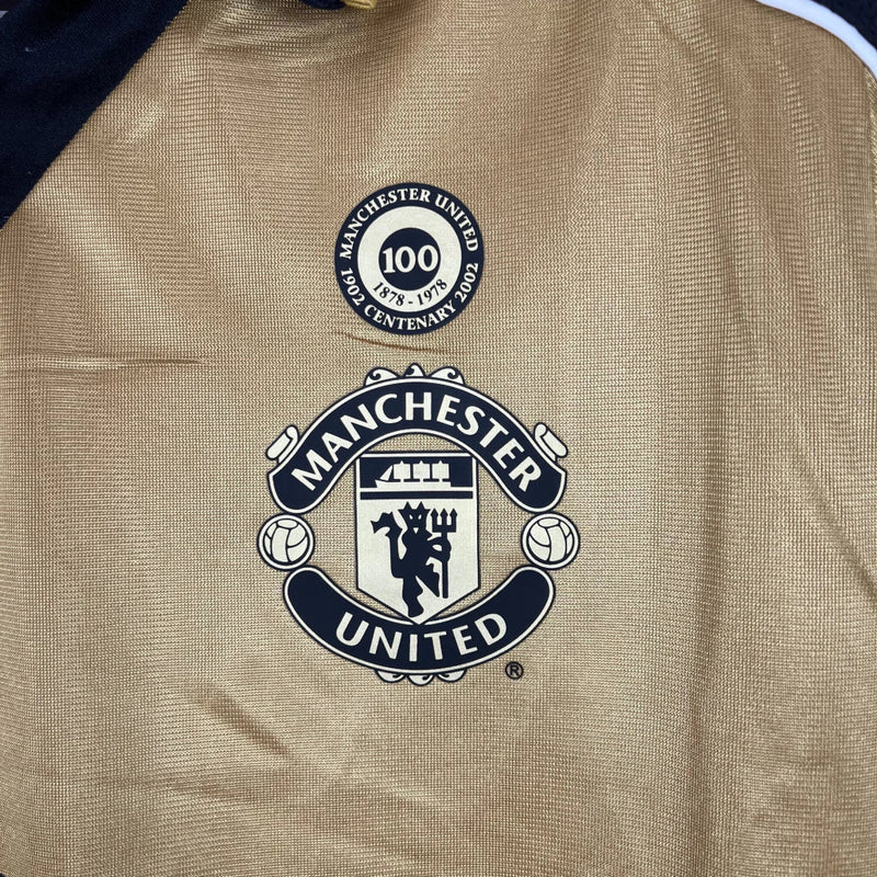 Camisa Retrô Manchester United Edição 100 Anos, Dupla Face